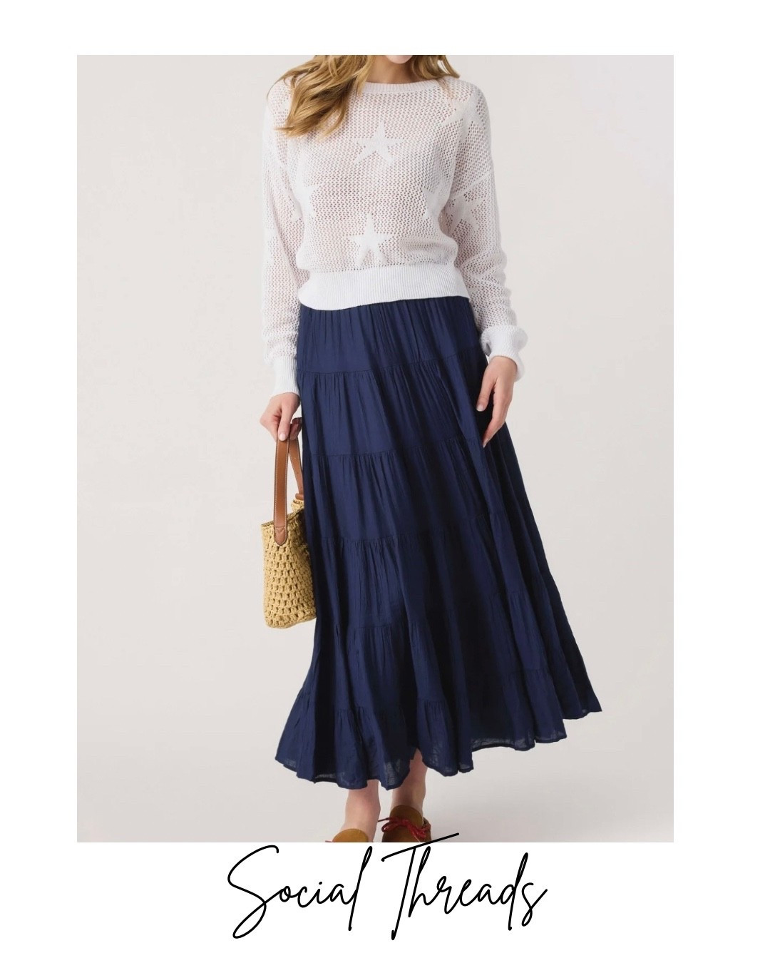 Social Threads

Z Supply Star of the Show Sweater

Forte Tiered Maxi Skirt

Summer Outfit
Fourth of July Outfit

#LTKOver40 #LTKSeasonal