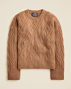 Spring Street cashmere twisted cable-knit sweater | J. Crew US