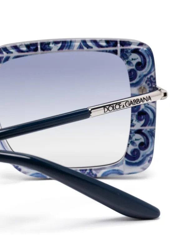 Dolce & Gabbana Eyewear DNA Sonnenbrille | Blau | FARFETCH DE | Farfetch Global