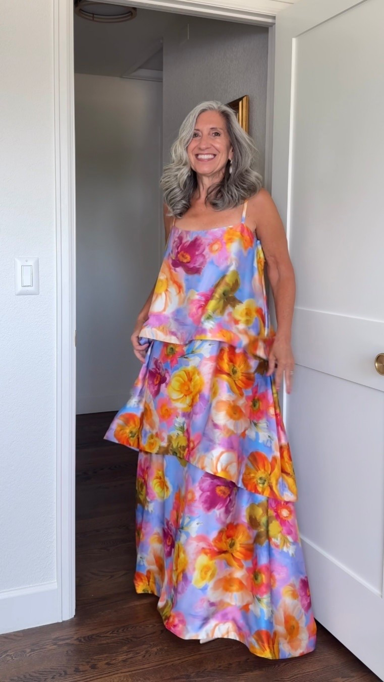 🌺 Wedding Guest Dresses (some are perfect for Mother of the Bride and Mother of the Groom!)

The tiered silhouette skims right past the hips while the bold painterly floral print creates so much visual movement that you look effortlessly put together from every angle.

Save this and share it with a friend who’s shopping. 💌

Sizing | 5’4½” | 135 | medium or 6

Wedding Guest Dress | Fashion over 50 | Mother of the Bride | Mother of the Groom | Black Tie | Formal Gown | Summer Wedding | Fall Wedding | Tummy Flattering Dresses | Special Occasion | Floral Maxi Dress

#LTKOver40 #LTKWedding #LTKMidsize