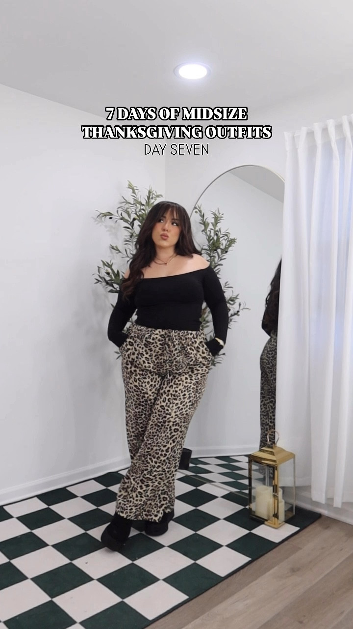 7 Days of Midsize Thanksgiving Outfits 🦃 DAY SEVEN!

Saved the comfiest outfit for last because nothing beats pants that feel like pajamas, a top with a built in bra @klassy 🙌🏼 & Uggs duh! Just accessorize with some gold jewelry so you’re still festive ✨

#LTKHoliday #LTKStyleTip #LTKMidsize