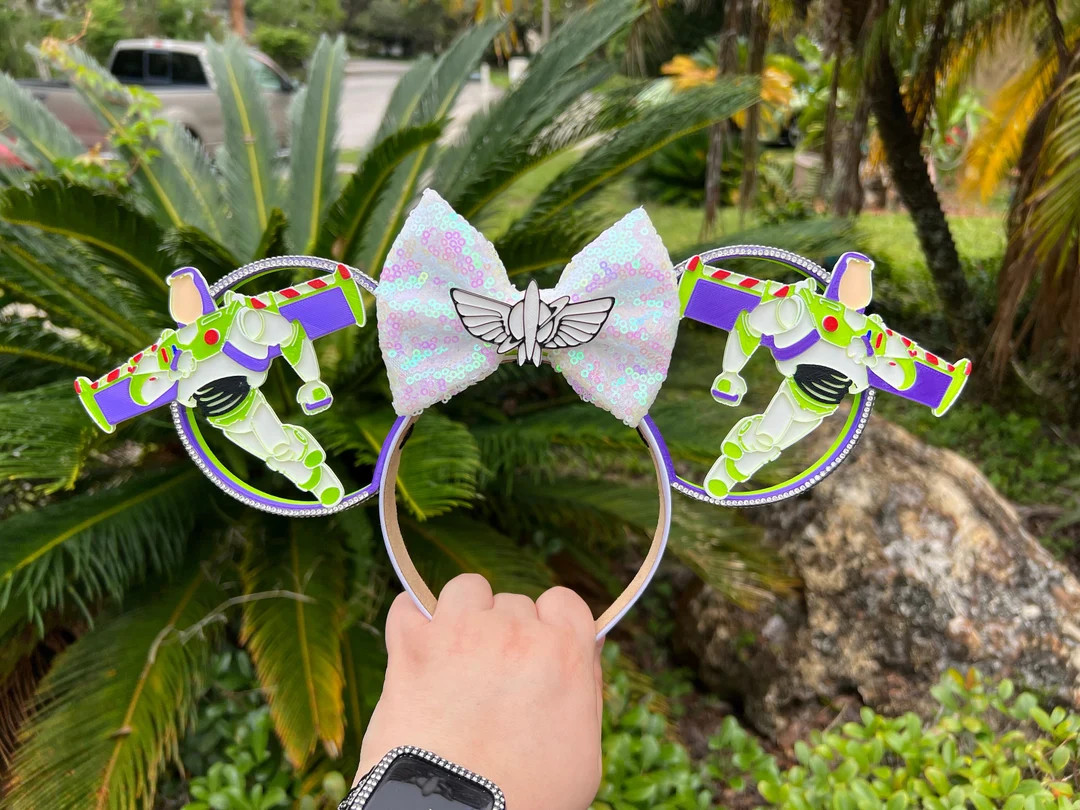 Beyond Infinity: Buzz Lightyear 3D Printed Minnie Ears  - Etsy | Etsy (US)
