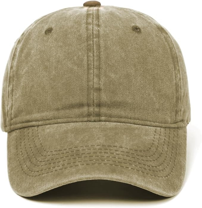Edoneery Men Women Baseball Cap-Low Profile Adjustable Washed Cotton Golf Dad Hat | Amazon (US)