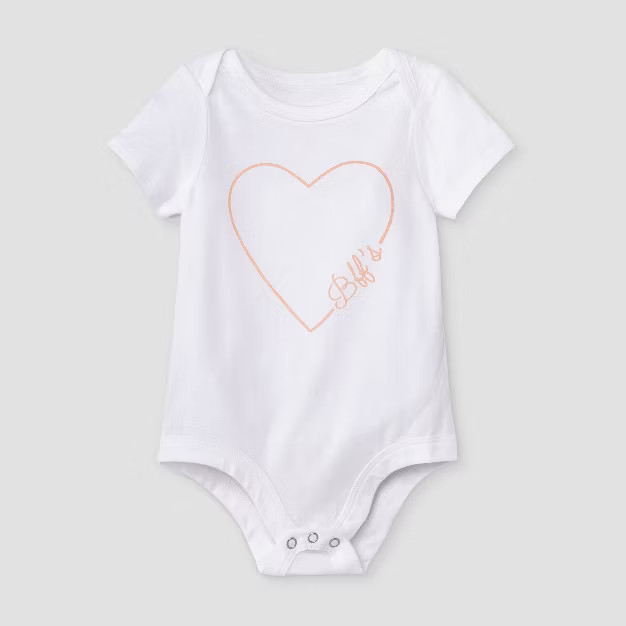 Grayson Mini Baby 'Best Friends' Heart - White | Target
