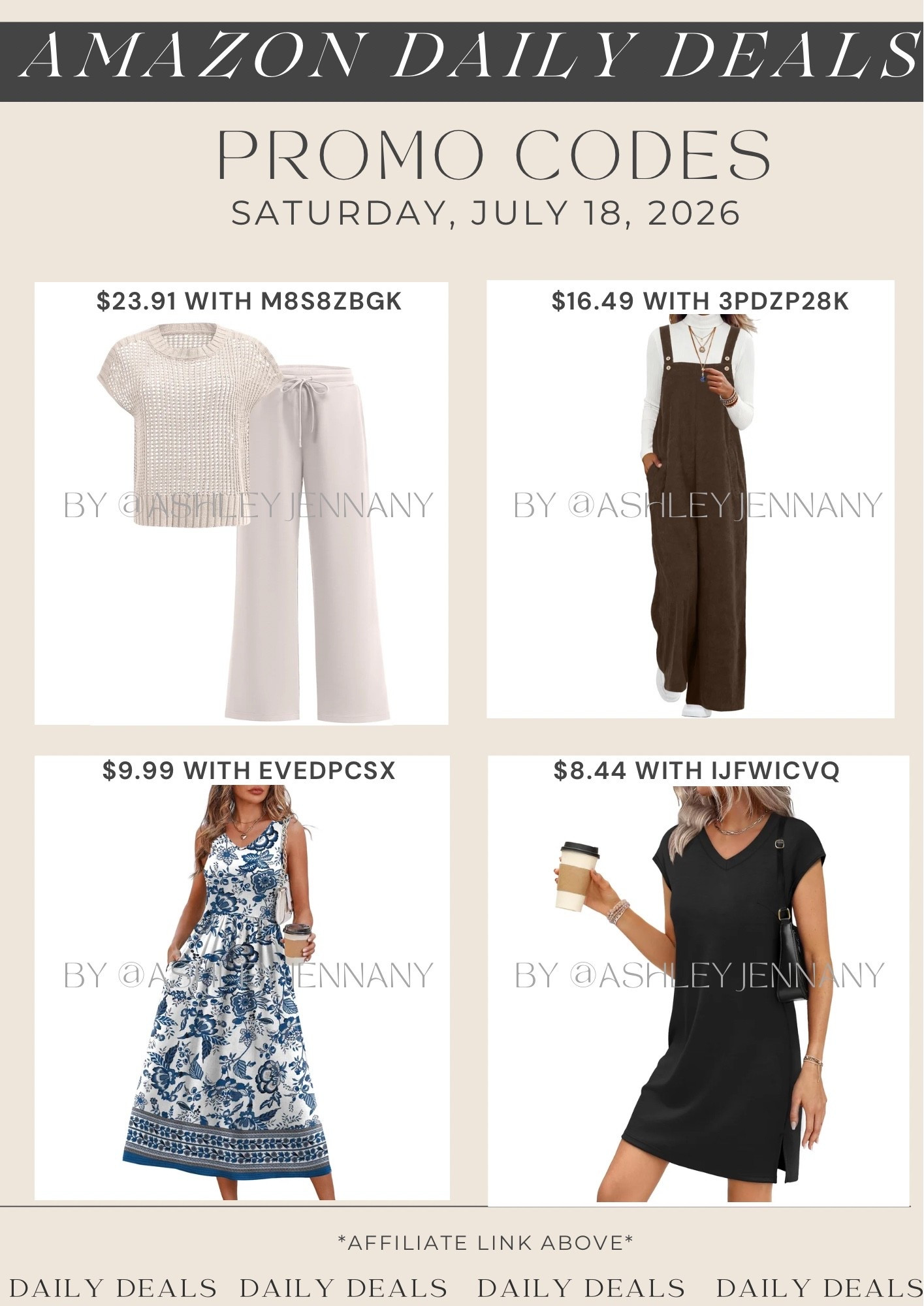 Amazon deals

#LTKSaleAlert #LTKMidsize #LTKootd