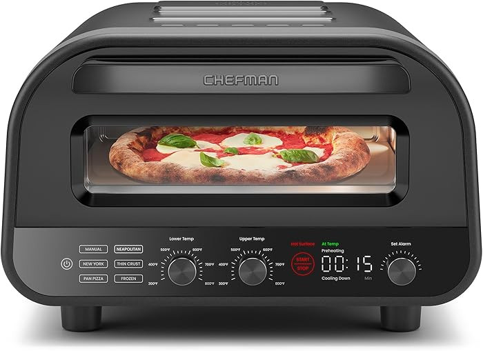 CHEFMAN Indoor Pizza Oven - Makes 12 Inch Pizzas in Minutes, Heats up to 800\u00b0F - Countertop ... | Amazon (US)