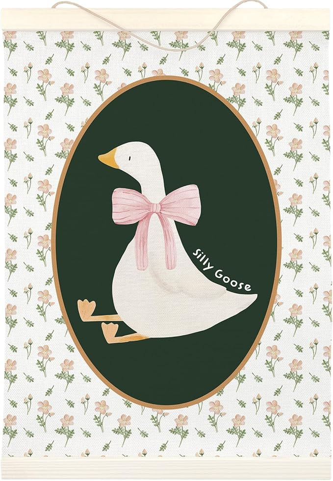 LKETW Forest Green Silly Goose Poster Hanger Frame, 12x16 inch Preppy Wall Art, Goose Decor for G... | Amazon (US)