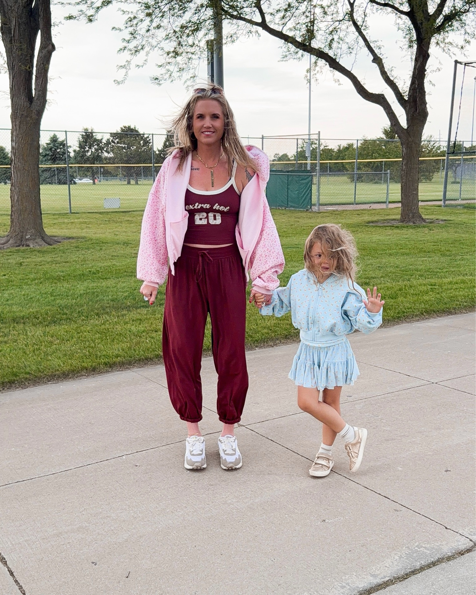Bestie and I at last nights game ❤️💙⚾️✨
Rylies entire set is Target and part of the mommy me collection (I may or may not have the matching mommy set too) my set is Aerie. Zip up Target 
#targetstyle #aeriesets #mommyandme

#LTKmomlife #LTKActive #LTKKids