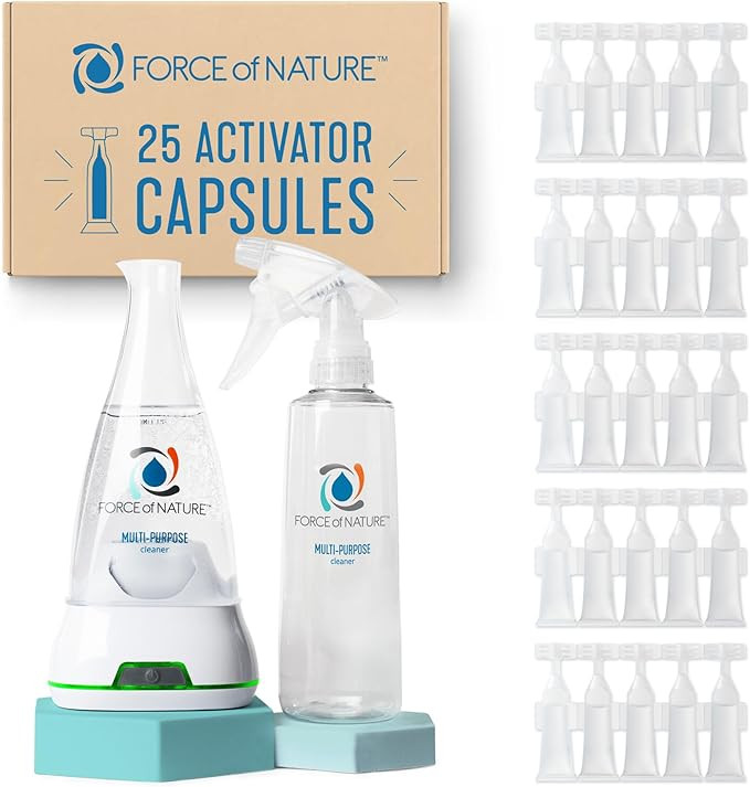 Force of Nature Multi-Purpose Cleaner & Deodorizer Extra Value Bundle - Reusable Bottle, 25 Refil... | Amazon (CA)