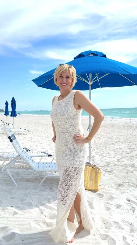 A crochet dress for the beach is the perfect fit! I love this one from @amazon which gives a gorgeous boho vibe.


#LTKVideo #LTKOver40