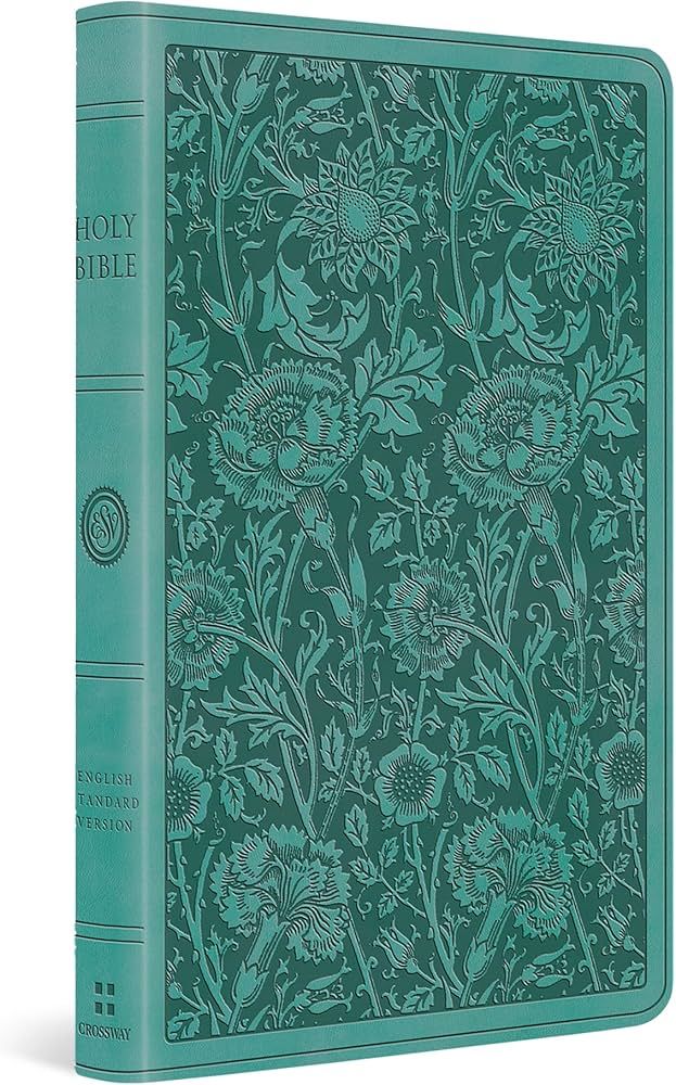 ESV Premium Gift Bible (TruTone, Teal, Floral Design) | Amazon (US)