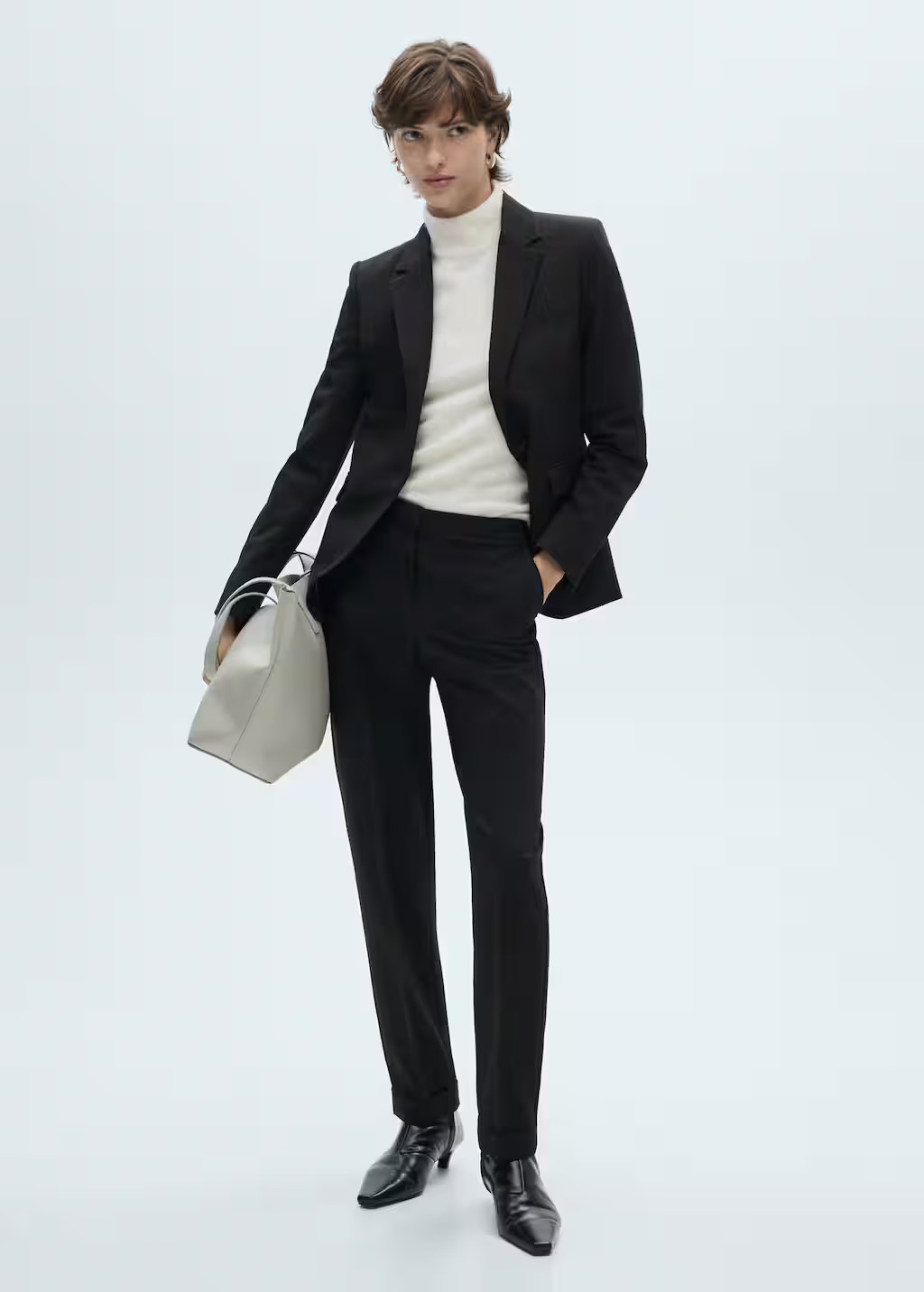 Straight suit trousers black - Women - 20 - MANGO | Mango (US/MX/AU)