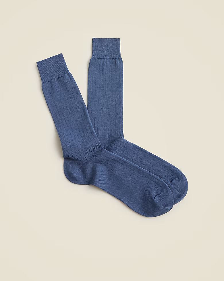 Ribbed dress socks | J. Crew US