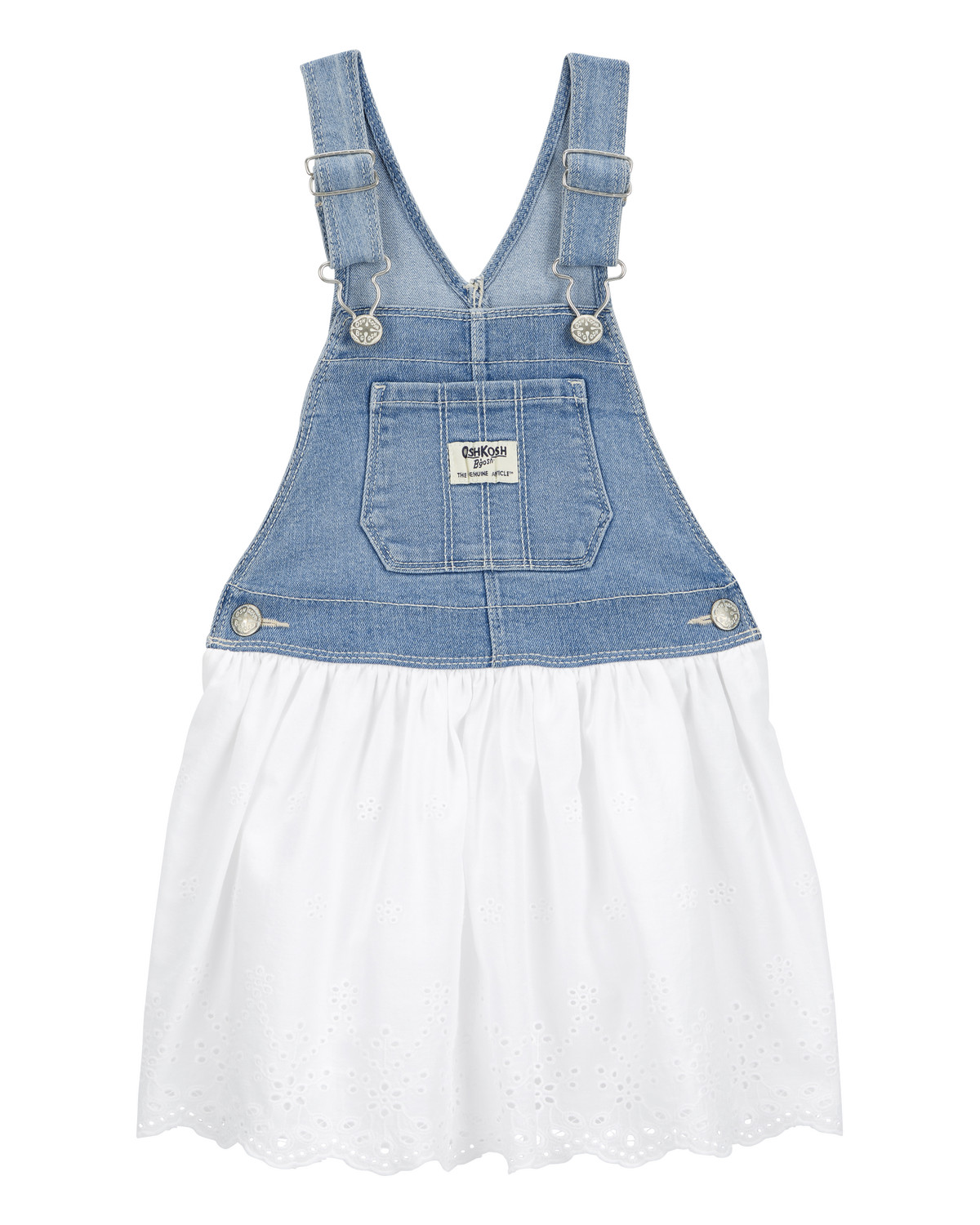 Baby Stretch Denim Eyelet Jumper Dress - OshKosh B'gosh | Carter's | Carter's Inc