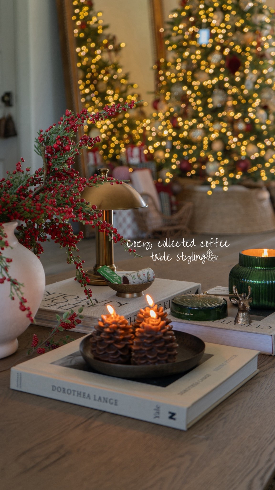 Little cozy coffee table moment 🤎🌲

#LTKGiftGuide #LTKHome #LTKHoliday