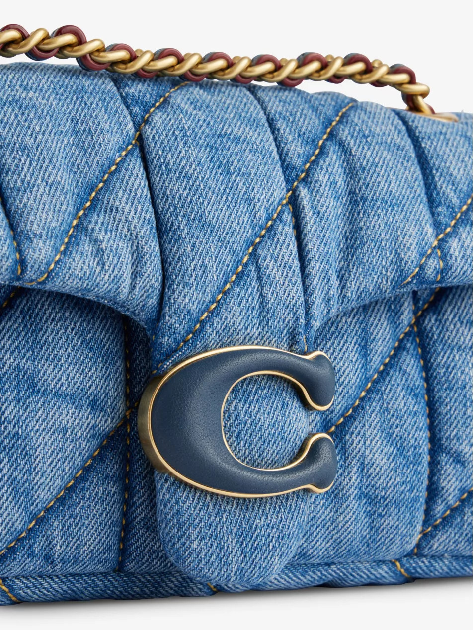 Tabby 20 quilted denim cross-body bag | Selfridges