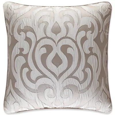 J. Queen New York Astoria 18-Inch Square Throw Pillow in Sand | Bed Bath & Beyond