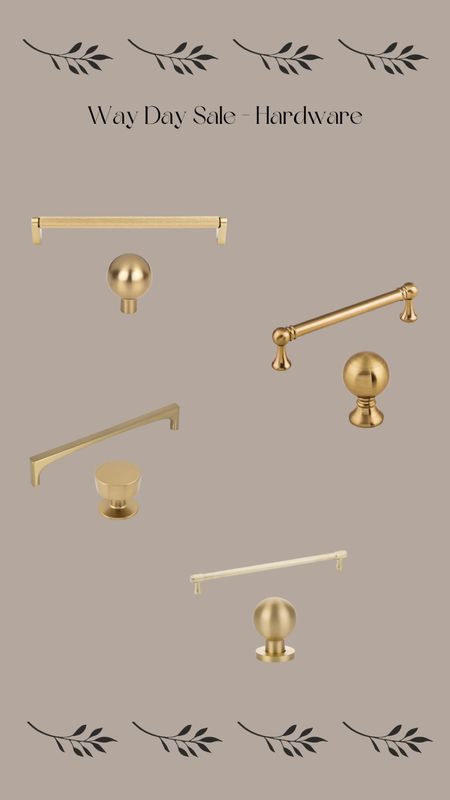 Wayfair’s Wayday sale is here! Budget friendly brass hardware!

#LTKfindsunder50 #LTKhome #LTKsalealert