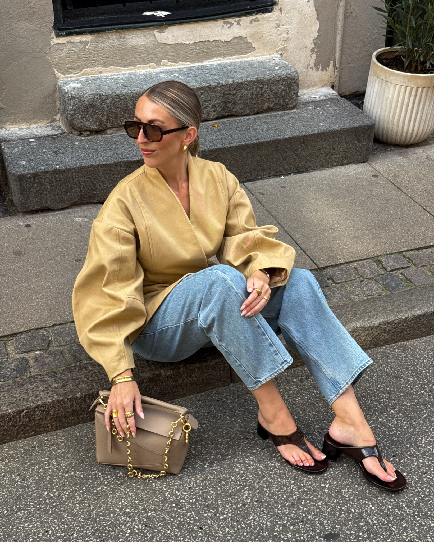 A round up of some recent looks from Copenhagen 🇩🇰

Transitional outfits, lace skirt, barrel leg jeans, arrange, Abercrombie, leather jacket, white jeans, flip flops 

#LTKuk #LTKstyletip #LTKautumn