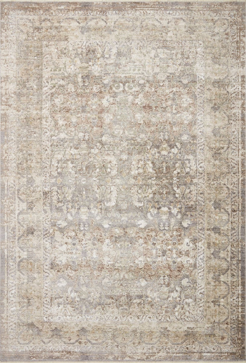 Sonnet SNN-08 Grey/Sage Area Rug | Rugs Direct