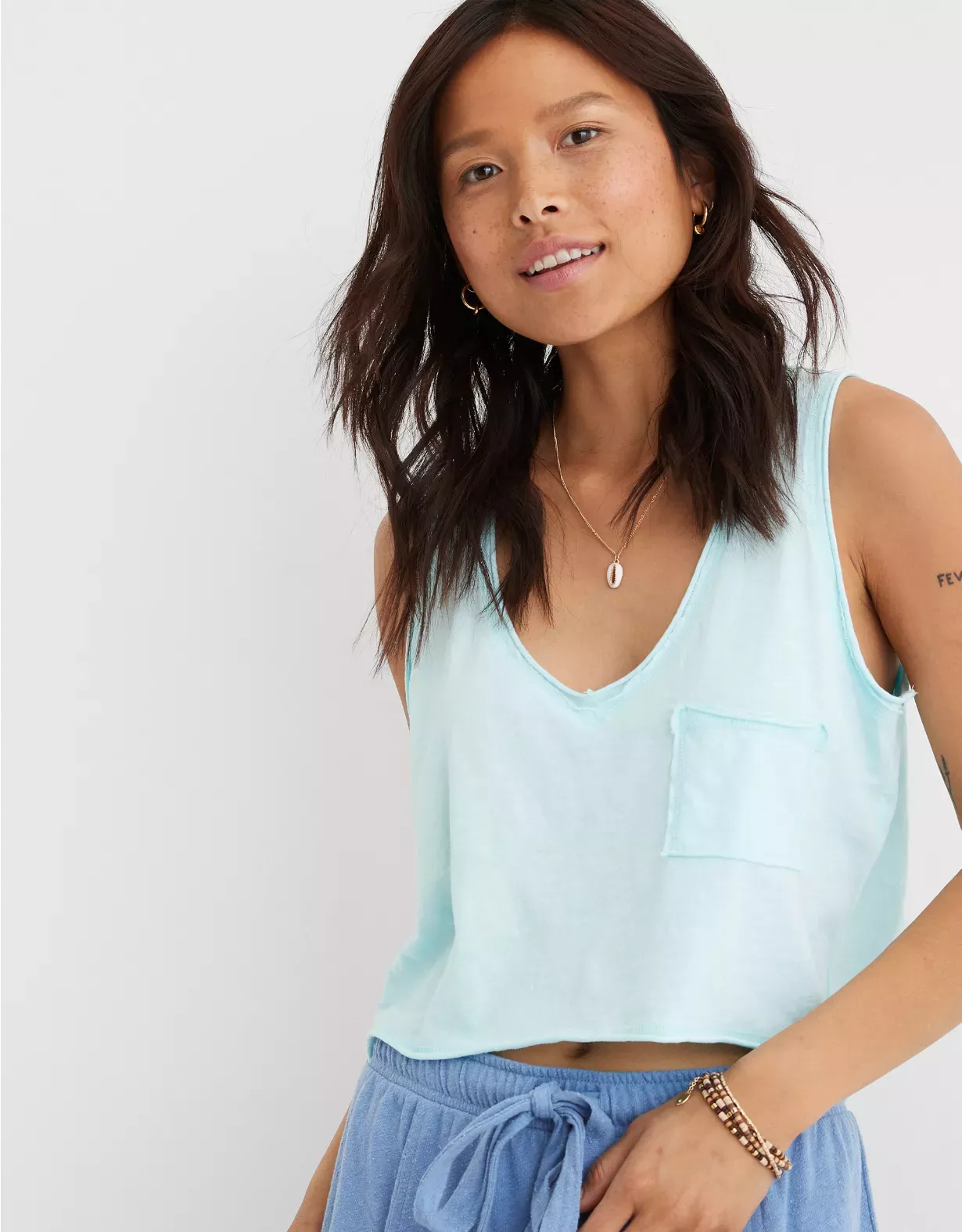 Aerie V-Neck Tank Top