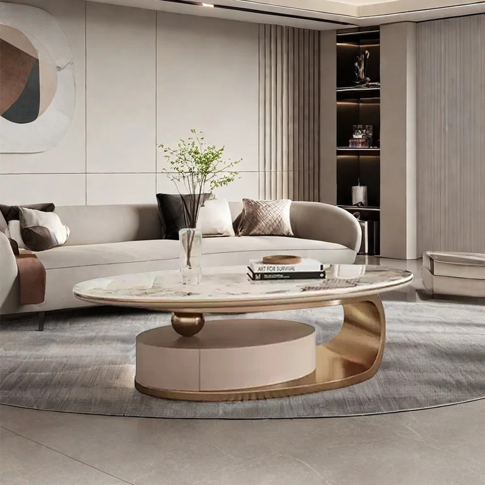 Bkoksety Light luxury style simple home coffee table | Wayfair | Wayfair North America