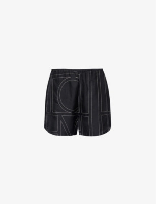 TOTEME - Wide-leg high-rise silk-twill shorts | Selfridges.com | Selfridges