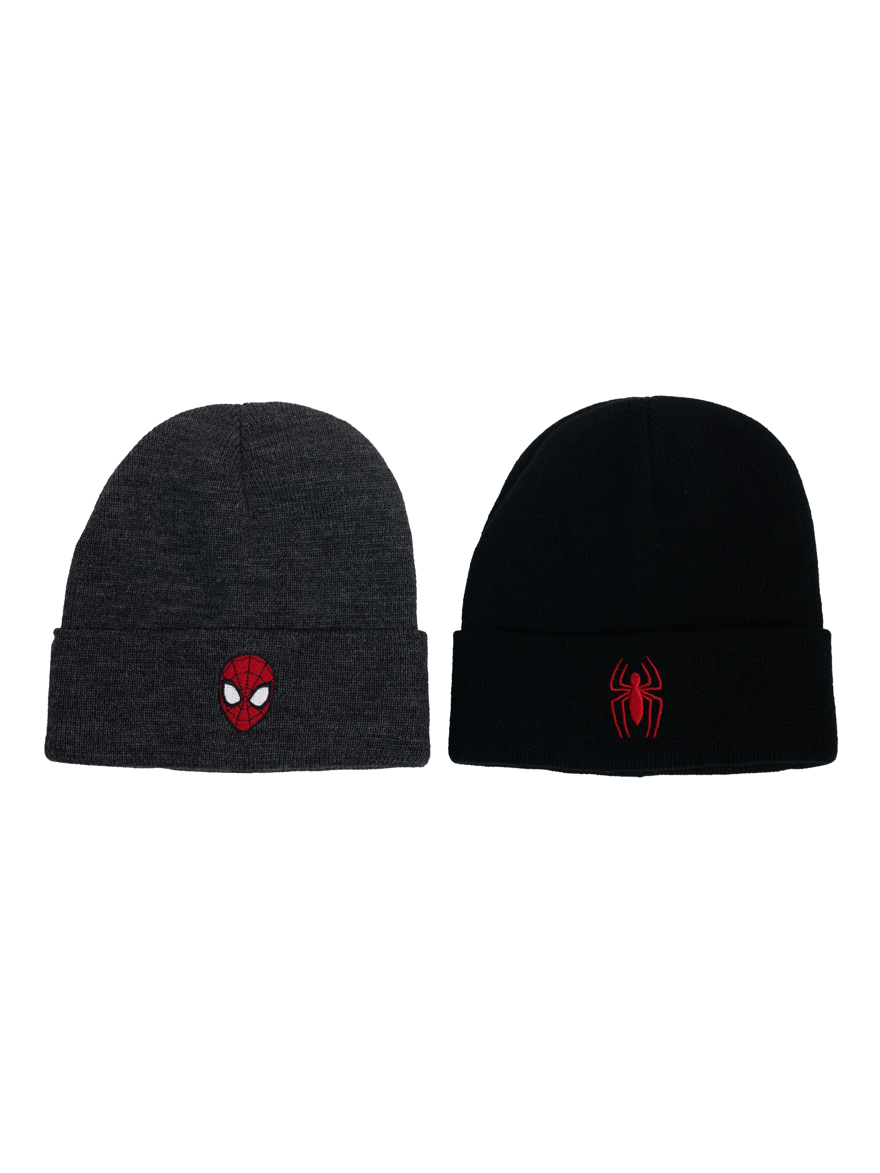 Spider-Man Licensed Beanie Style Hats, 2-Pack, One Size | Walmart (US)