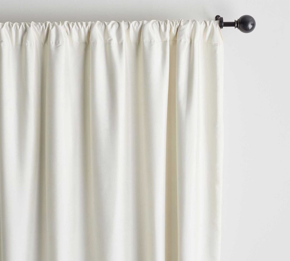Dupioni Silk Curtain | Pottery Barn (US)