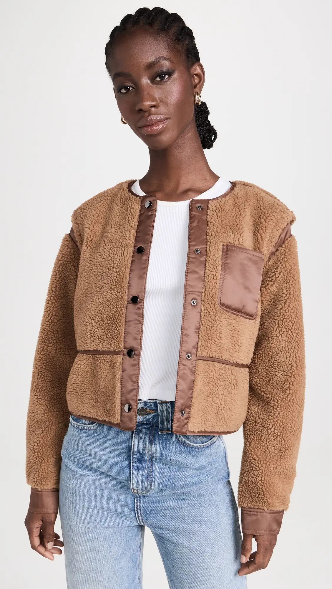 Veronica Beard Jean Surrey Sherpa Jacket | Shopbop | Shopbop
