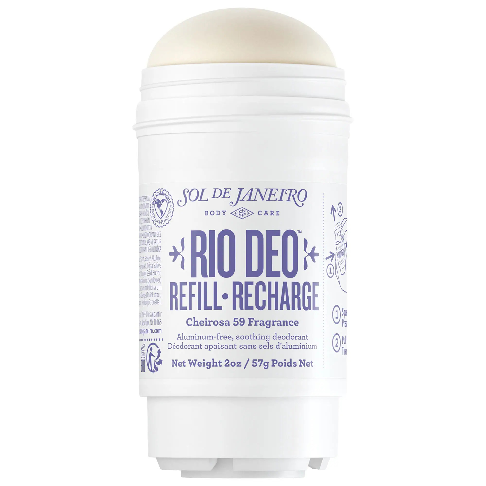 Sol de Janeiro Rio Deo Aluminum-Free Refillable Deodorant Cheirosa 59 | Sephora (US)