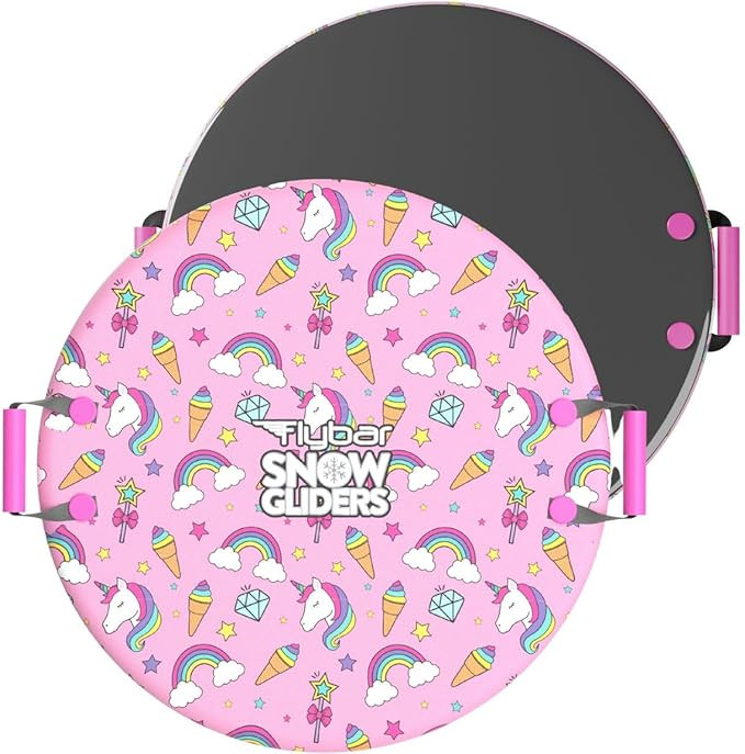 Flybar Snow Sled for Kids - Foam Saucer Disc Sled, Ages 6+, Easy Grip Handles, Durable with Slick... | Amazon (US)