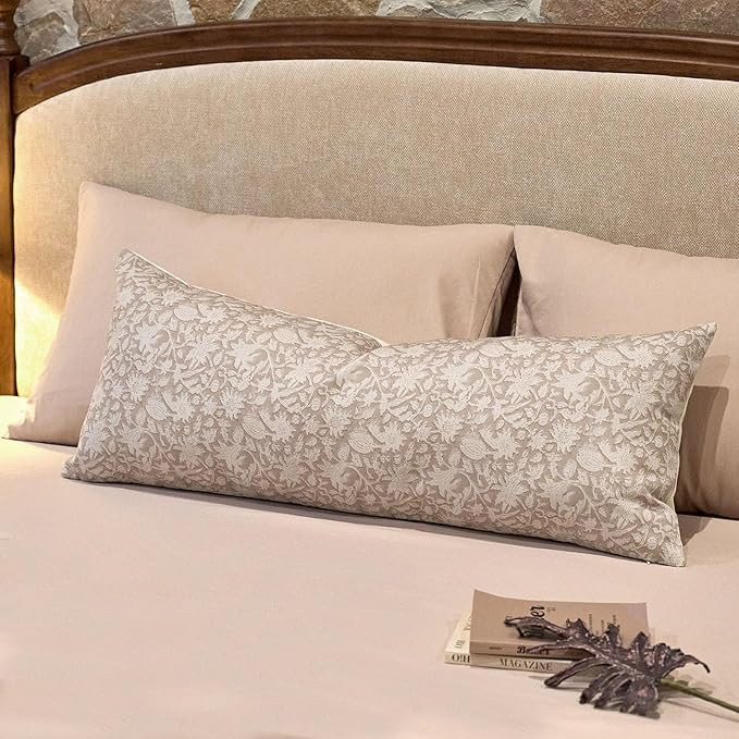 Amor Virisso Floral Throw Pillow Covers 14x36 Couch Pillows for Living Room Decorative Accent Pil... | Amazon (US)