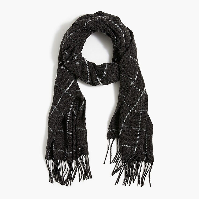 Windowpane scarf | J.Crew Factory