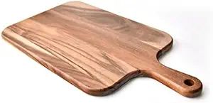 Acacia Wood Cutting Board - Wooden Kitchen Cutting Board for Meat, Cheese, Bread,Vegetables &Frui... | Amazon (US)