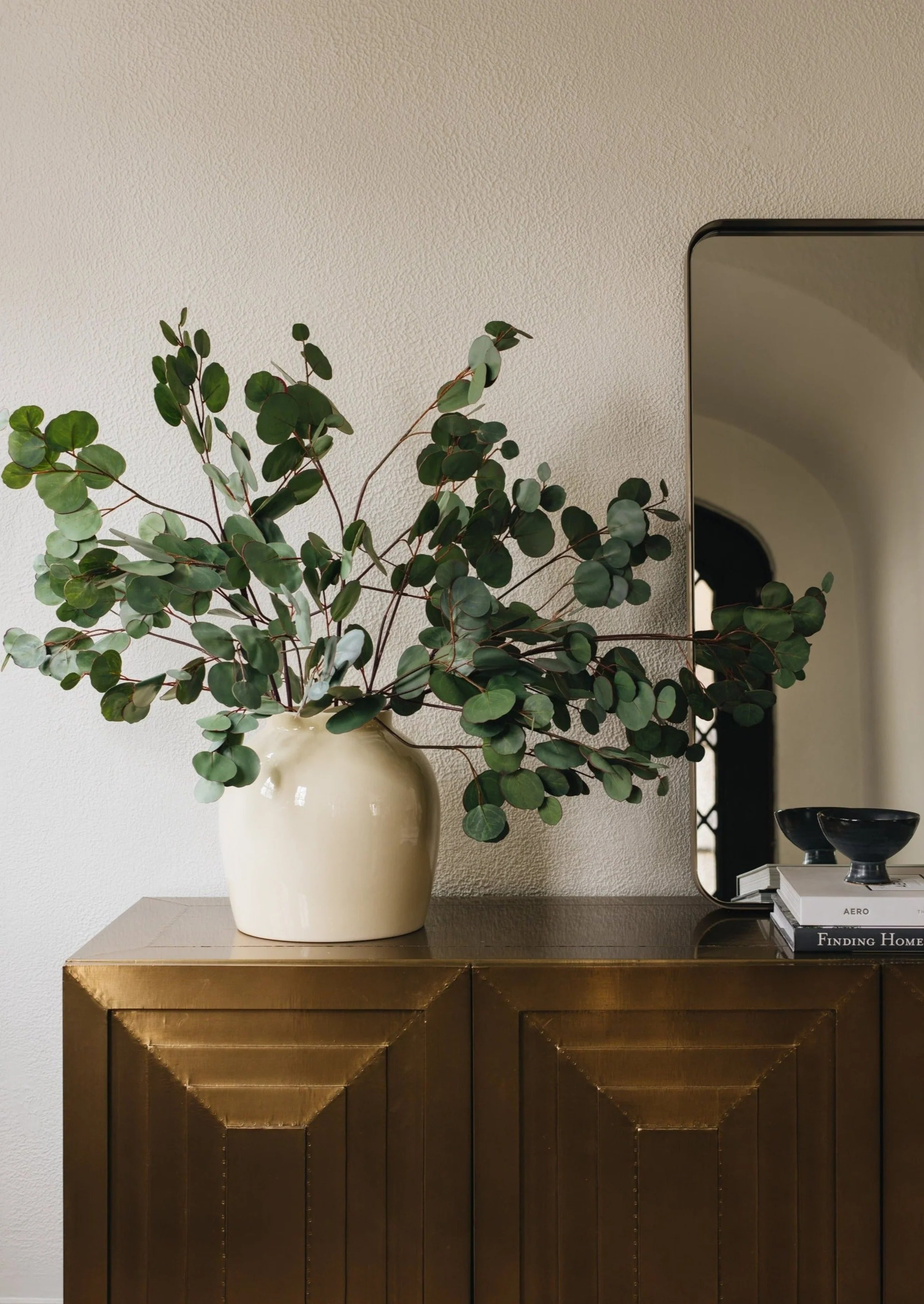 Real Touch Silver Dollar Eucalyptus - 30" | Afloral