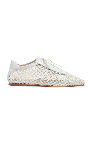 Antonia Woven Leather Oxford Flats | Moda Operandi (Global)
