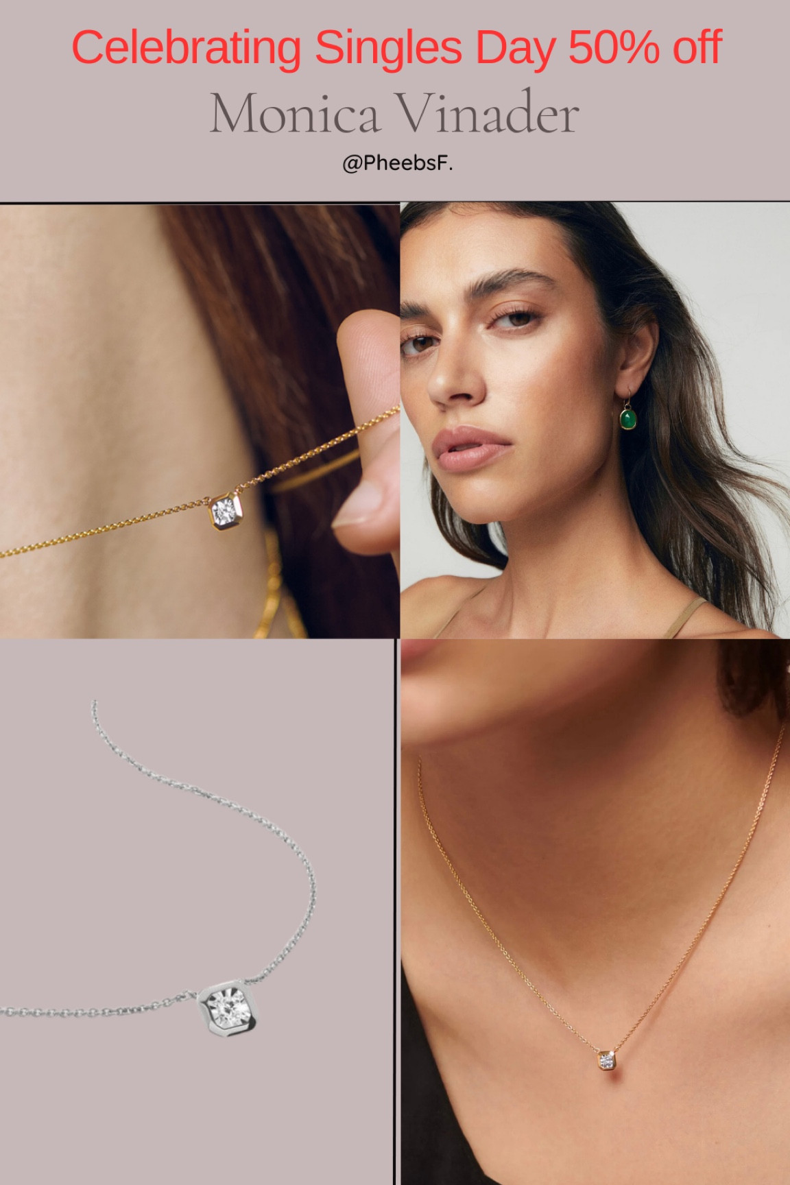 Celebrating Singles Day 
#MonicaVinader 
50% off on 
➡️Lab Grown Diamond Solitaire Asscher Chain Necklace 
➡️ Siren Wite Earrings 

#accessories #gift #SinglesDay

#LTKstyletip #LTKgiftguide #LTKsale