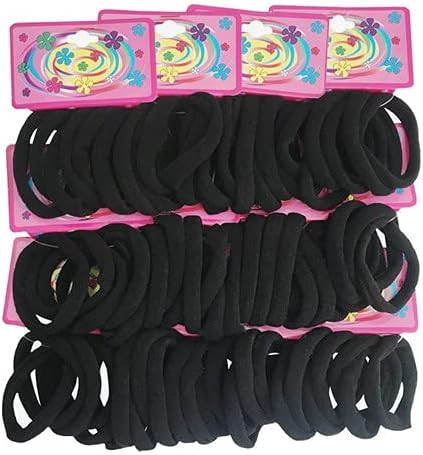 Sarat Moda Indiana Elástico Rabico Para Cabelo Tipo Meia Pacote 72 Un. Tb Xuxinha Preto | Amazon (BR)