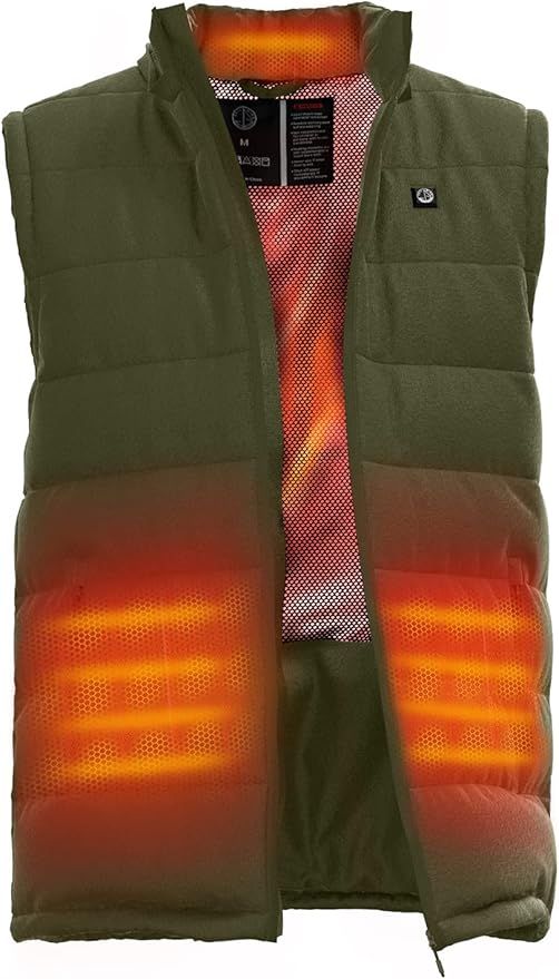 Sailwind Men's Lightweight Heated Vest Smart Electric Rechargeable Jacket With Removable Hood (Ba... | Amazon (US)