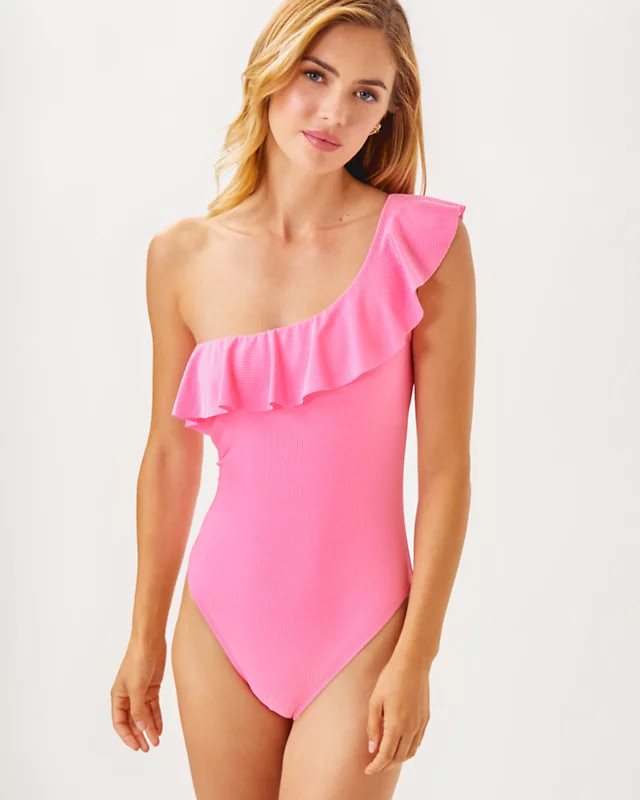 Caelum Ruffle One-Piece Swimsuit | Lilly Pulitzer | Lilly Pulitzer