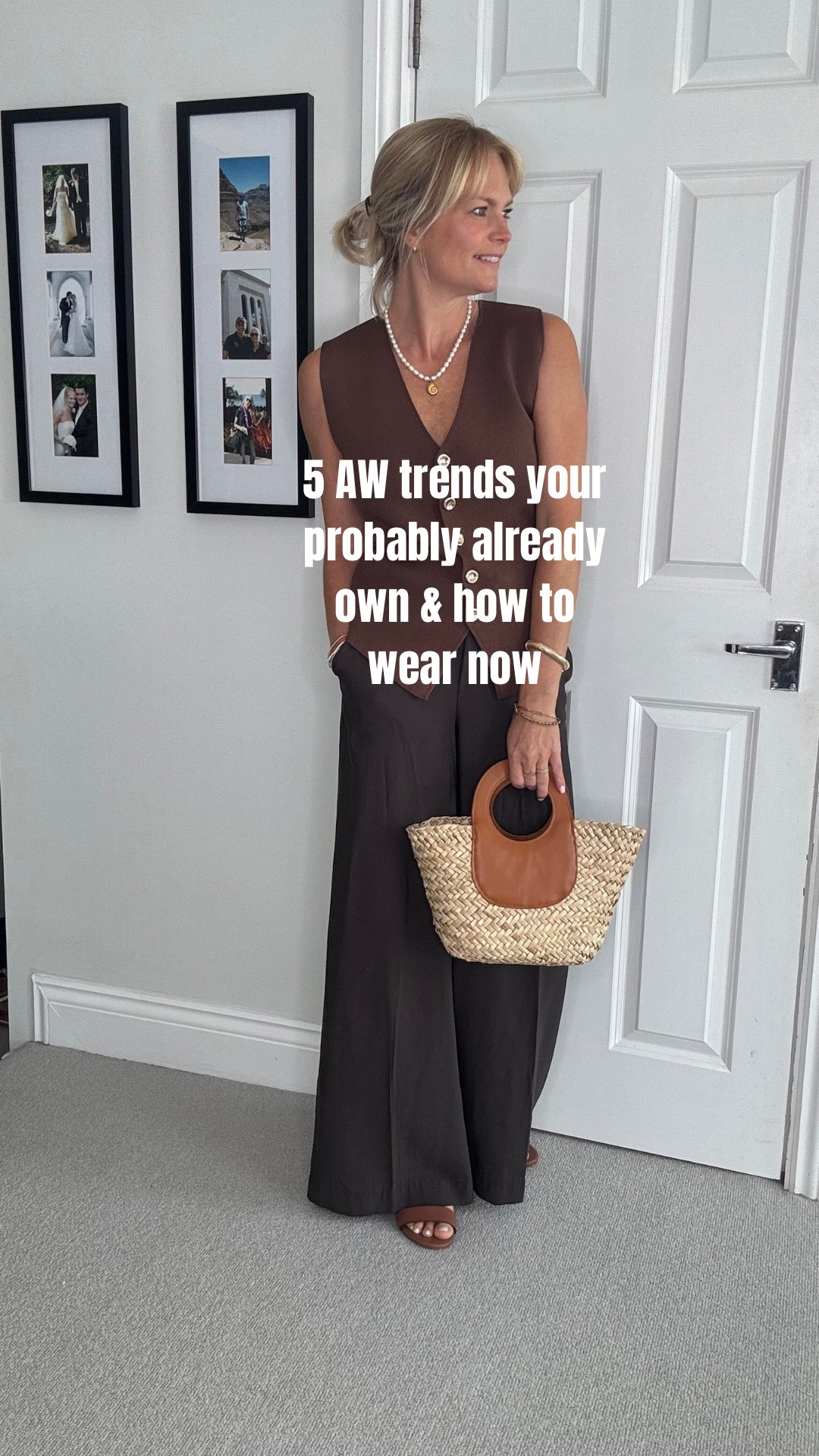 5 AW trends 🍂you probably own … and how to wear now ☀️

Chocolate 🍫 
Grape 🍇 
Leopard 🐆 
Wide leg bottoms 
Waistcoats 

Trends don’t move as quickly as you might think and all these have been around for several seasons so use what you have and think about different colour combos to make them work for the summer sunshine ☀️ 

Not on LTK 
Sandals @bypollyannaclothing 
Bags @ameliaroseaccessories 
Jewellery @clea_silk 

@zara @airandgrace @hm @uniqloeurope @abercrombie 

#LTKautumn #LTKsummer #LTKuk