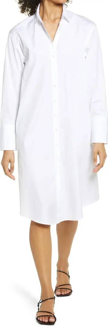 Pleat Back Poplin Duster | Nordstrom