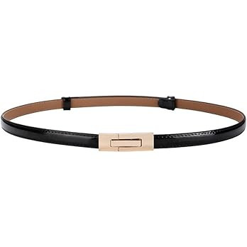 Diyafas Ladies Adjustable Leather Belts for Women Skinny Waist Strap Dress Decoration Waistband | Amazon (UK)