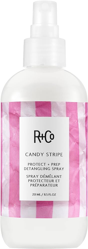 R+Co Candy Stripe Protect + Prep Detangling Spray | Instantly Detangles, Nourishes Hair, Prevents... | Amazon (US)
