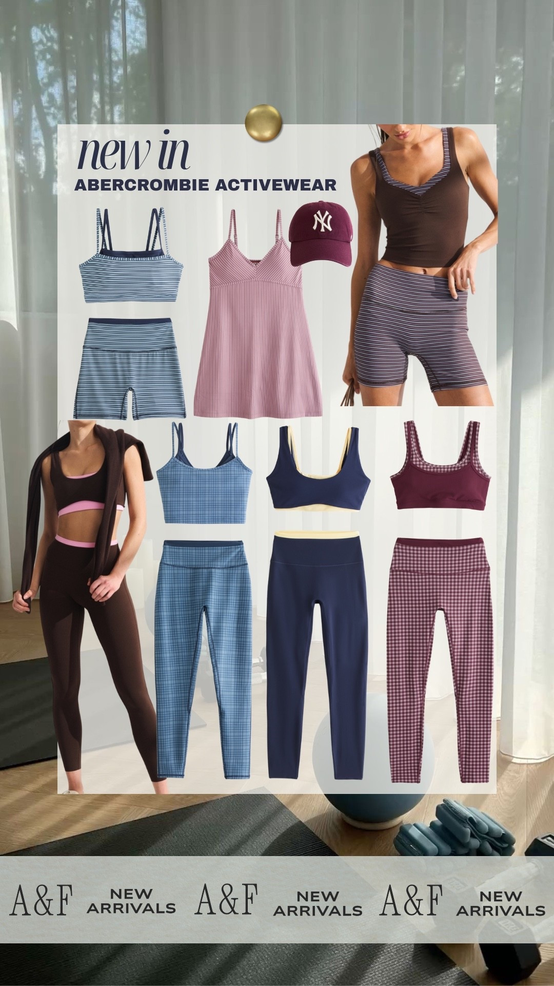 Abercrombie activewear. New at Abercrombie. Matching sets