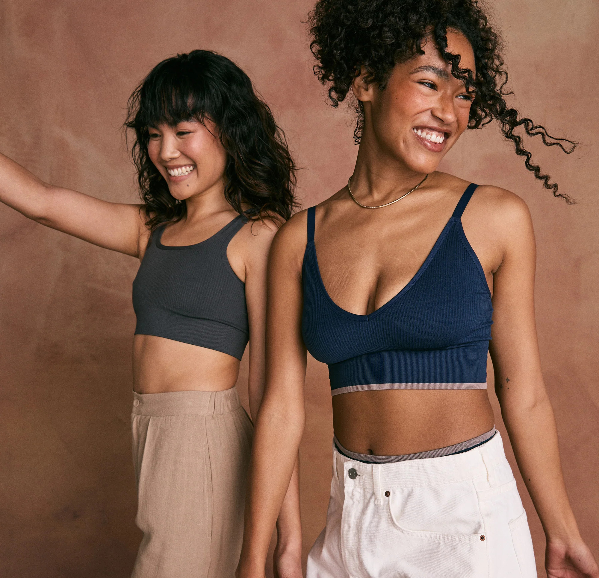 Lounge Rib Triangle Bralette | Harper Wilde