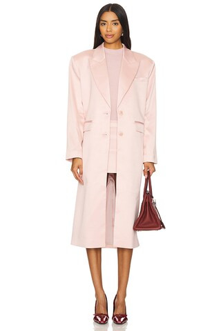 Camila Coelho Haliee Coat in Rosy Pink from Revolve.com | Revolve Clothing (Global)