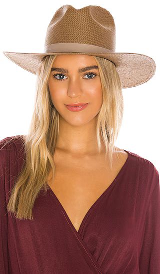 Adriana Hat in Brown | Revolve Clothing (Global)