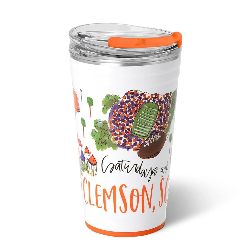 Saturdays In Clemson, SC 24oz Party Cup - Swig Life | Swig Life